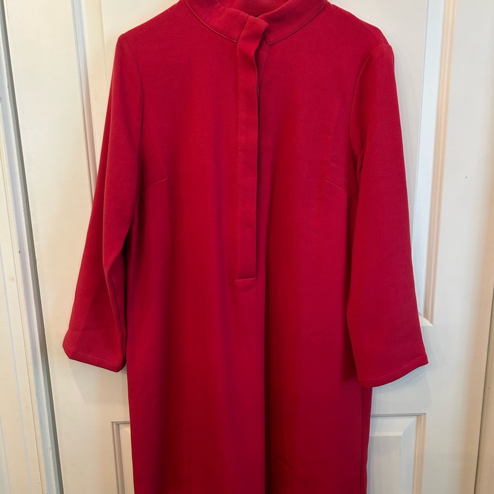 Tuckernuck Deep Pink Long-Sleeve Shift Dress